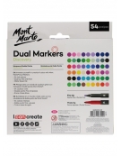 Discovery Dual Tip Markers 54pcs - Mont Marte