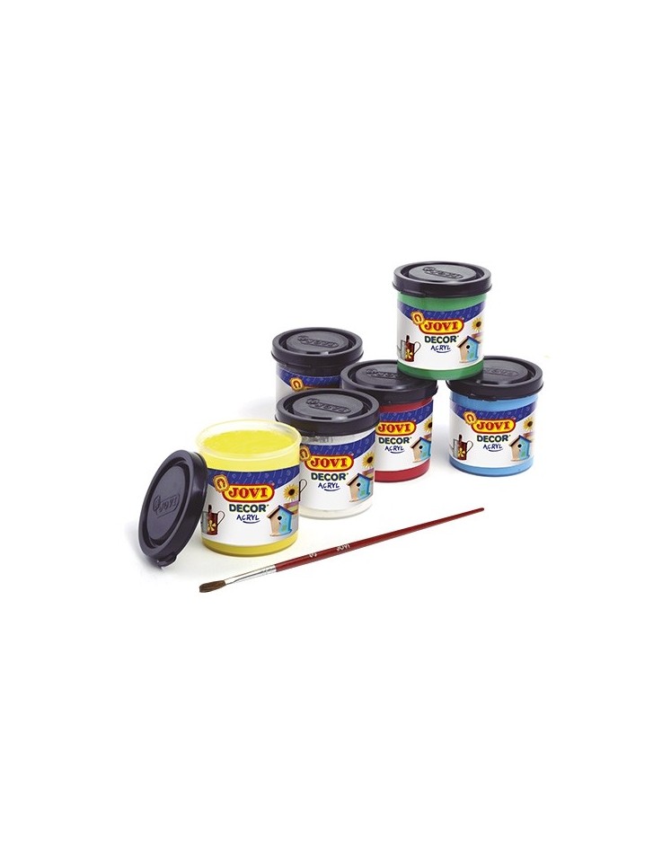 Σετ ακρυλικές μπογιές 6pcs x 55ml - Jovi