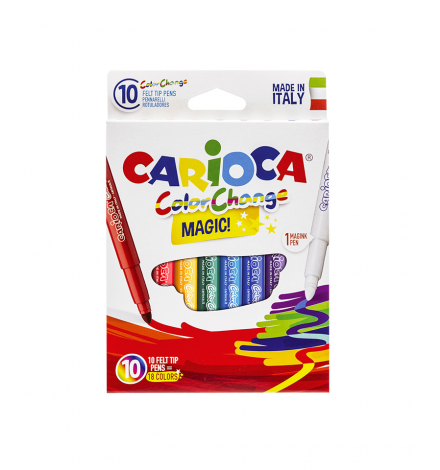 Μαρκαδόροι 2 χρωμάτων 10pcs - Carioca