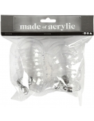 Διάφανη μπάλα 6cm σετ 8pcs