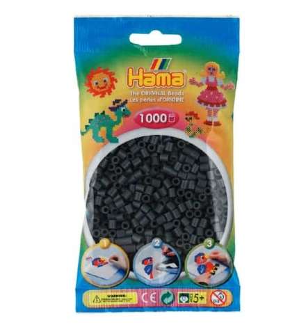 Hama bag of 1000 - Dark Grey