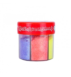 Glitter Σκόνη (powder) 50gr 6 έντονα χρώματα