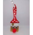 Santa on Paint Brush