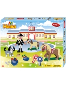 Hama Beads Riding School Gift Set with gems