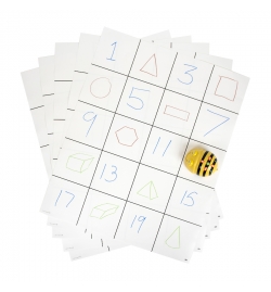 Bee-Bot® and Blue-Bot Blank Grid Mat (set 10pcs)