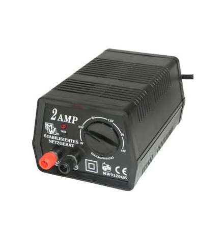 Regulated Desktop Power Supply 3-12V 2A