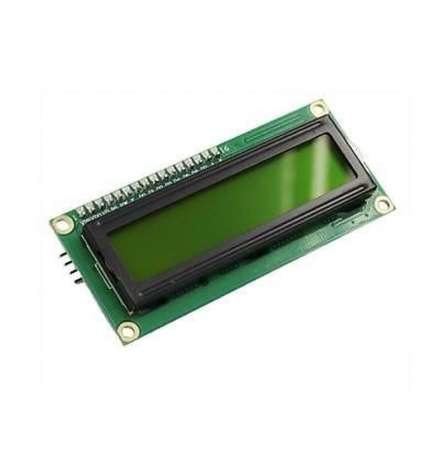 Οθόνη LCD Module  16x2 Ψηφίων με διεπαφή IIC/I2C/TWI/SP​​I - Πράσινη