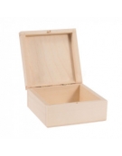 Wooden Box Square 16x16x7cm