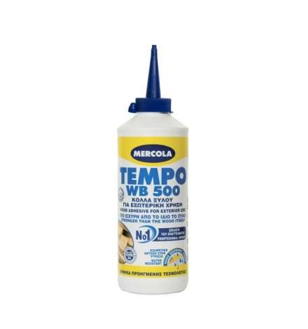 Ισχυρή Γόμα Ξύλου Άσπρη Tempo 200gr - Mercola