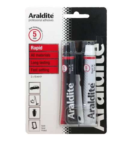 Γόμα Εποξική Rapid 5 λεπτών 2x15ml - Araldite