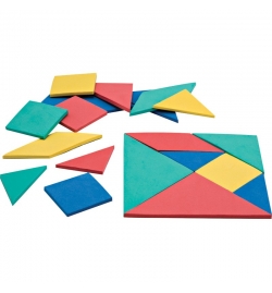 Κινέζικο Τετράγωνο (Tangram) από Αφρώδες υλικό