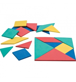 Eva Foam Tangram 10x10cm