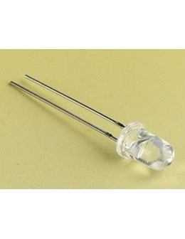Led 5mm Clear - Ροζ (6000mcd)