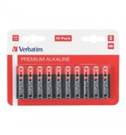 Alkaline Batteries AA (LR6 1.5V) Pack10 - Verbatim