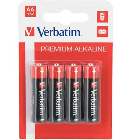 Μπαταρίες Αλκαλικές AA (LR6 1.5V)  4pcs - Verbatim