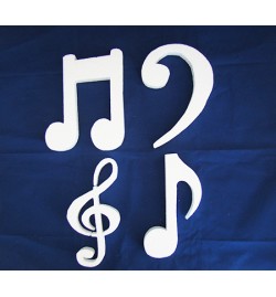 Πολυστερίνη Μουσικό Σύμβολο  Φλατ 18x2cm
