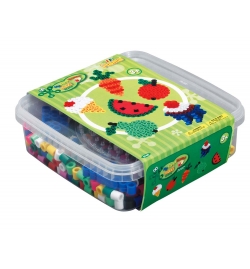 Hama Beads and pegboard in box 600pcs - Fruits