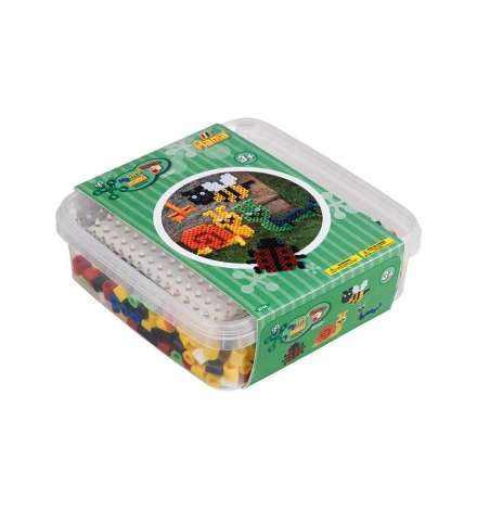 Hama Beads and pegboard in box 600pcs - Garden Animals