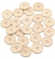 Wooden Buttons 30mm 50pcs