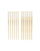 Paint Brush set 12pcs no.4 (6x 579 and 6x 582)