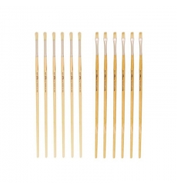 Paint Brush set 12pcs no.4 (6x 579 and 6x 582)