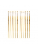 Paint Brush set 12pcs no.4 Flat 579