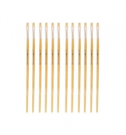 Paint Brush set 12pcs no.4 Flat 579