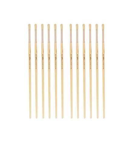 Paint Brush set 12pcs no.4 Round 582