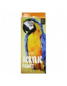 Paints Acrylic Colour Set 12pcs x 12ml - Mont Marte