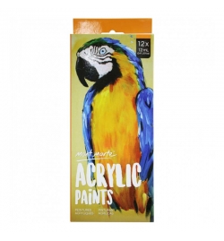 Paints Acrylic Colour Set 12pcs x 12ml - Mont Marte