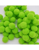 Pom poms 15mm Green 20pcs