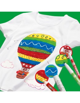 Μαρκαδόροι για υφάσματα Maxi 12pcs - Carioca