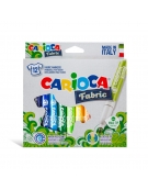 Fabric Markers Maxi 12pcs - Carioca