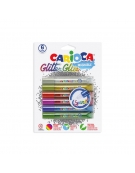 Glitter με γόμα σετ 6 χρωμάτων - Carioca