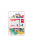 Push Pins Colored 100pcs