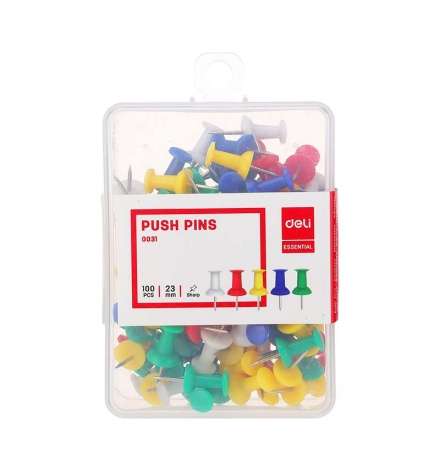 Push Pins Colored 100pcs