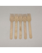 Wooden Fork 16cm Set 5pcs