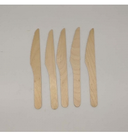 Wooden Knife 16cm Set 5pcs