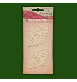 Crafting Lace Rhombus 8cm 2pcs