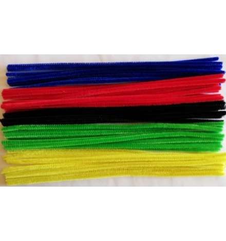 Pipe Cleaners 30cm 50pcs Bold Colours