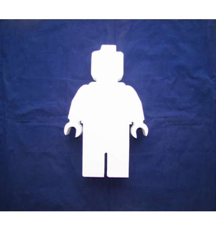 Polystyrene Legoman Flat 15x9.5x2cm