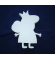 Peppa Pig Flat  15x12x2cm