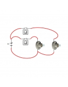 Circuit with 2 switches and 2 lamps