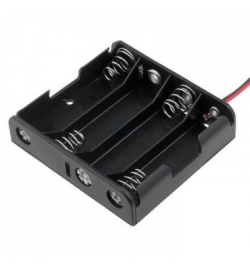 Battery Holder 4 x AA Flat with wire lead