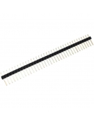 Pin Header 1x36 Male 2.54 mm Black