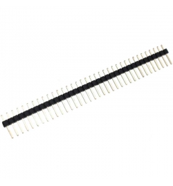 Pin Header 1x36 Male 2.54 mm Black