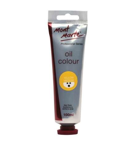 Oil Paint 100ml Mont Marte - Medium Yellow