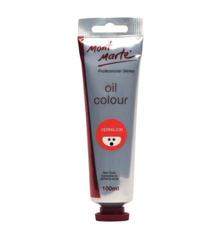 Oil Paint 100ml Mont Marte - Vermilion