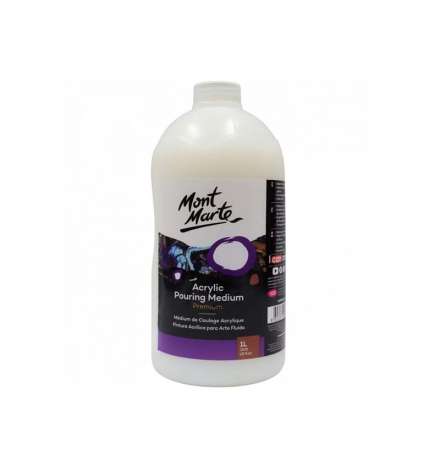 Premium Acrylic Pouring Medium 1L - Mont Marte