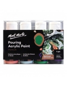 Pouring Acrylic Paint Set 60ml 4pcs - Rainforest - Mont Marte